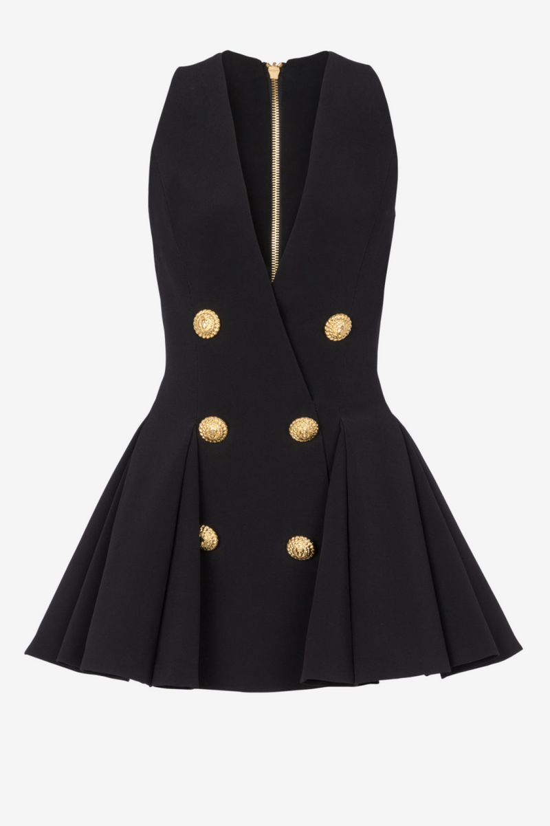 Makia Pleated Flared Mini Dress