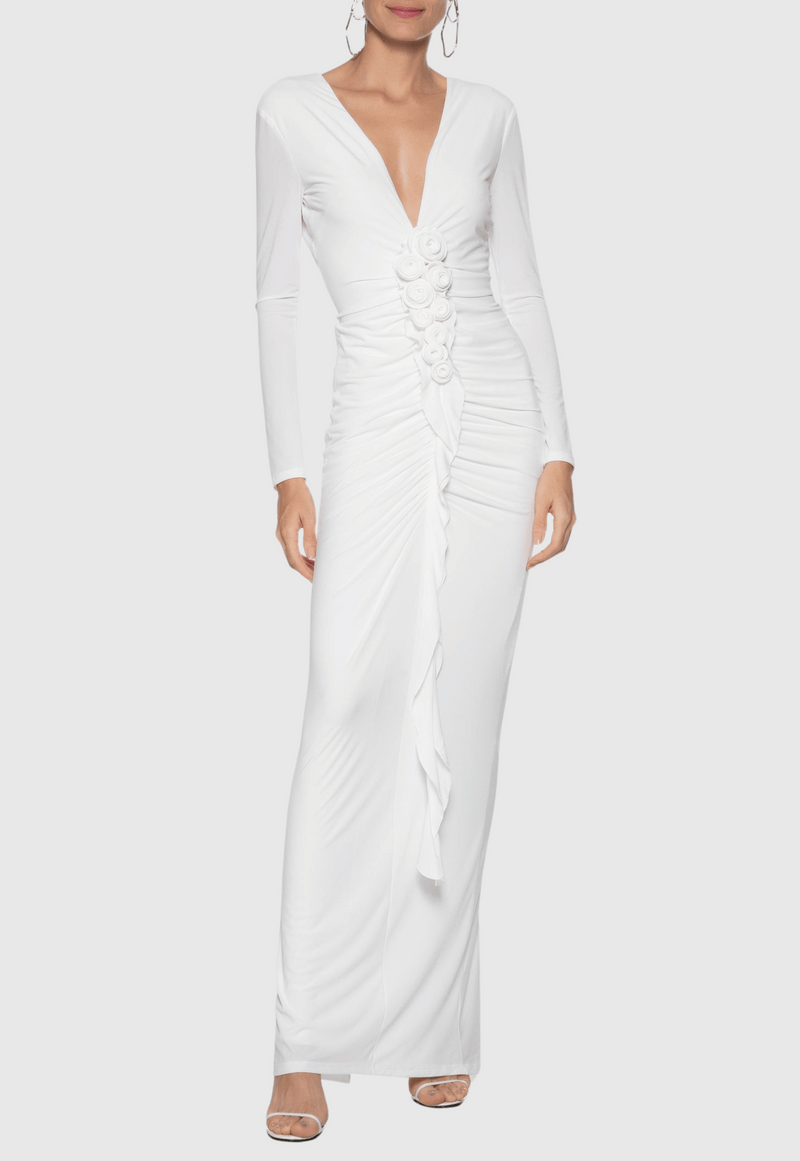 Manik Ruched Maxi Dress