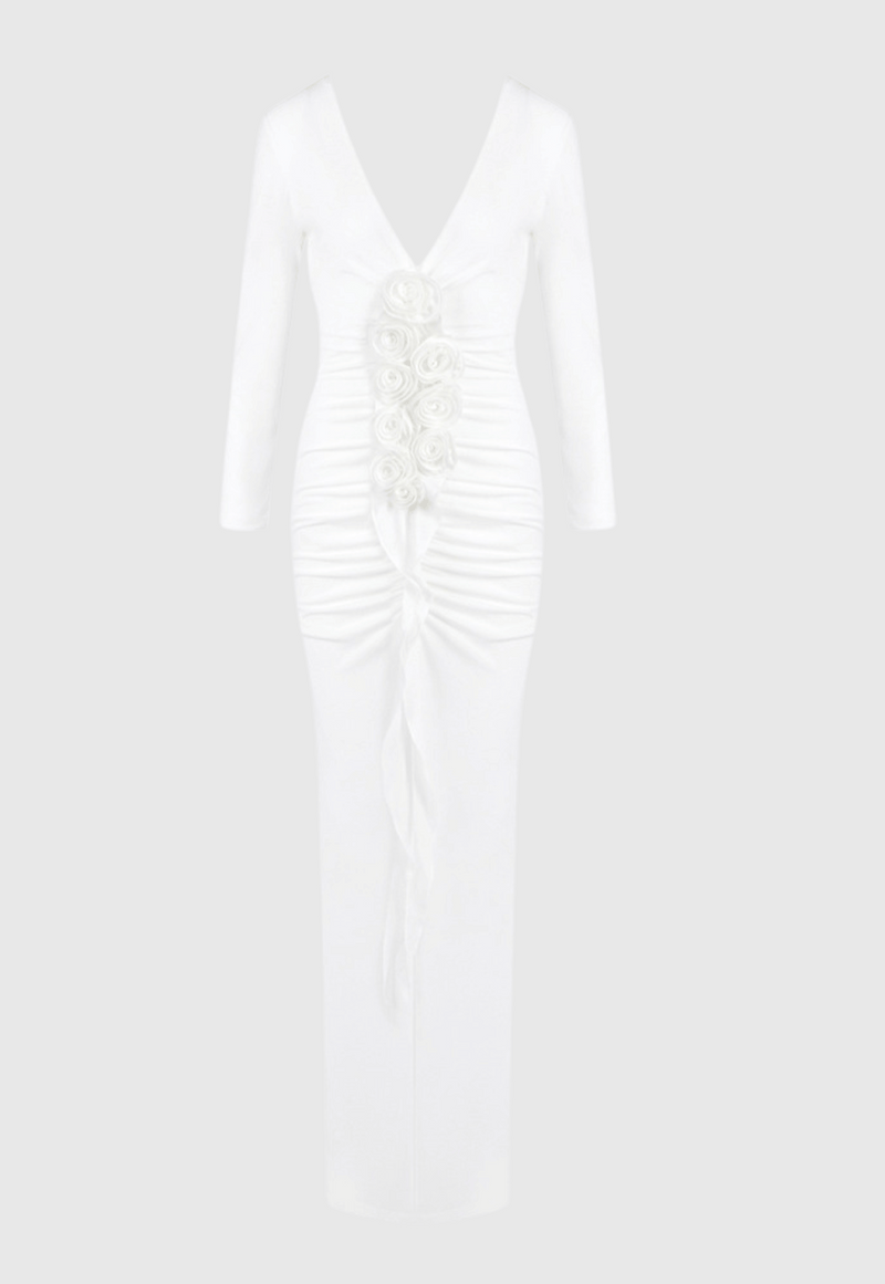 Manik Ruched Maxi Dress