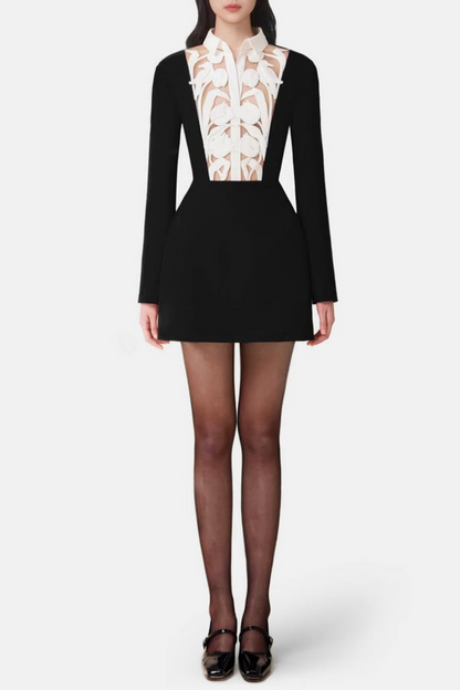 Mayena Cutout Mini Dress - Black