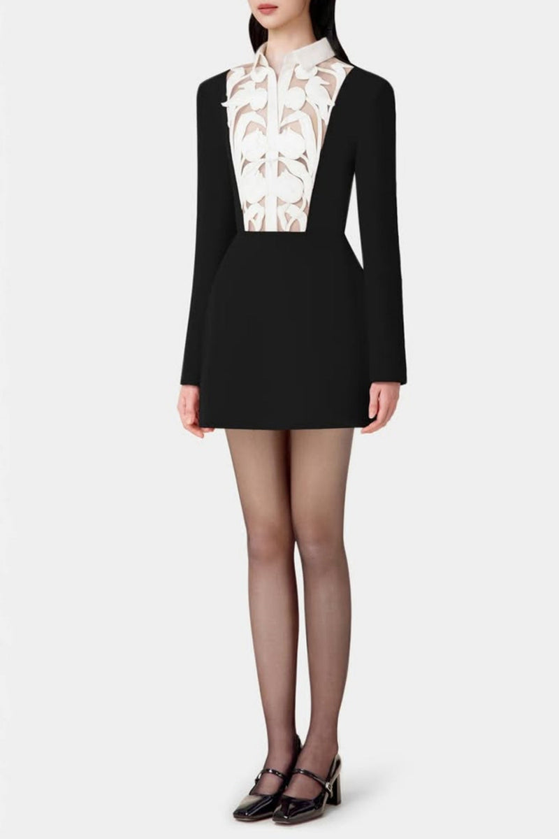Mayena Cutout Mini Dress - Black
