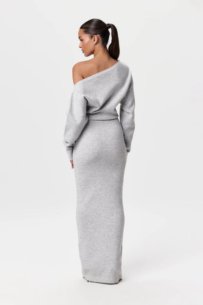 Drop-shoulder Sweater Dress 30$ Today Only