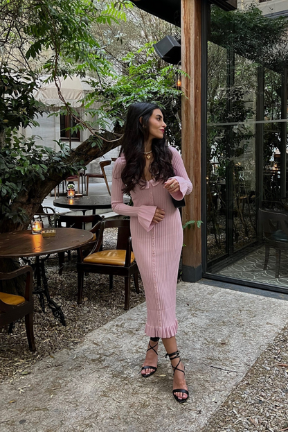 Neoma | Maternity Long Sleeved Midi Dress