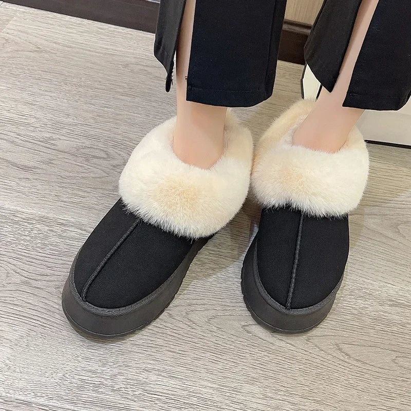 New Warm Short Plush Fur Ankle Sporty Comfortable Snow Boot