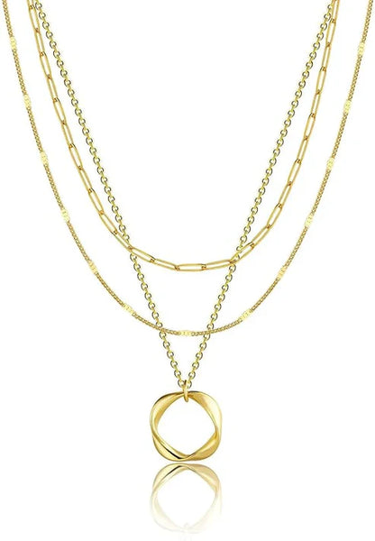 Carmen - Necklace With Gold Chain and Pendant