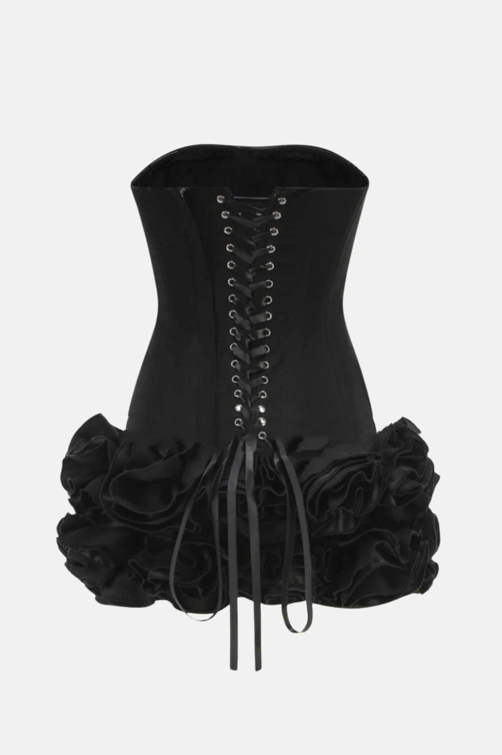 Nuala Strapless Mini Dress - Black