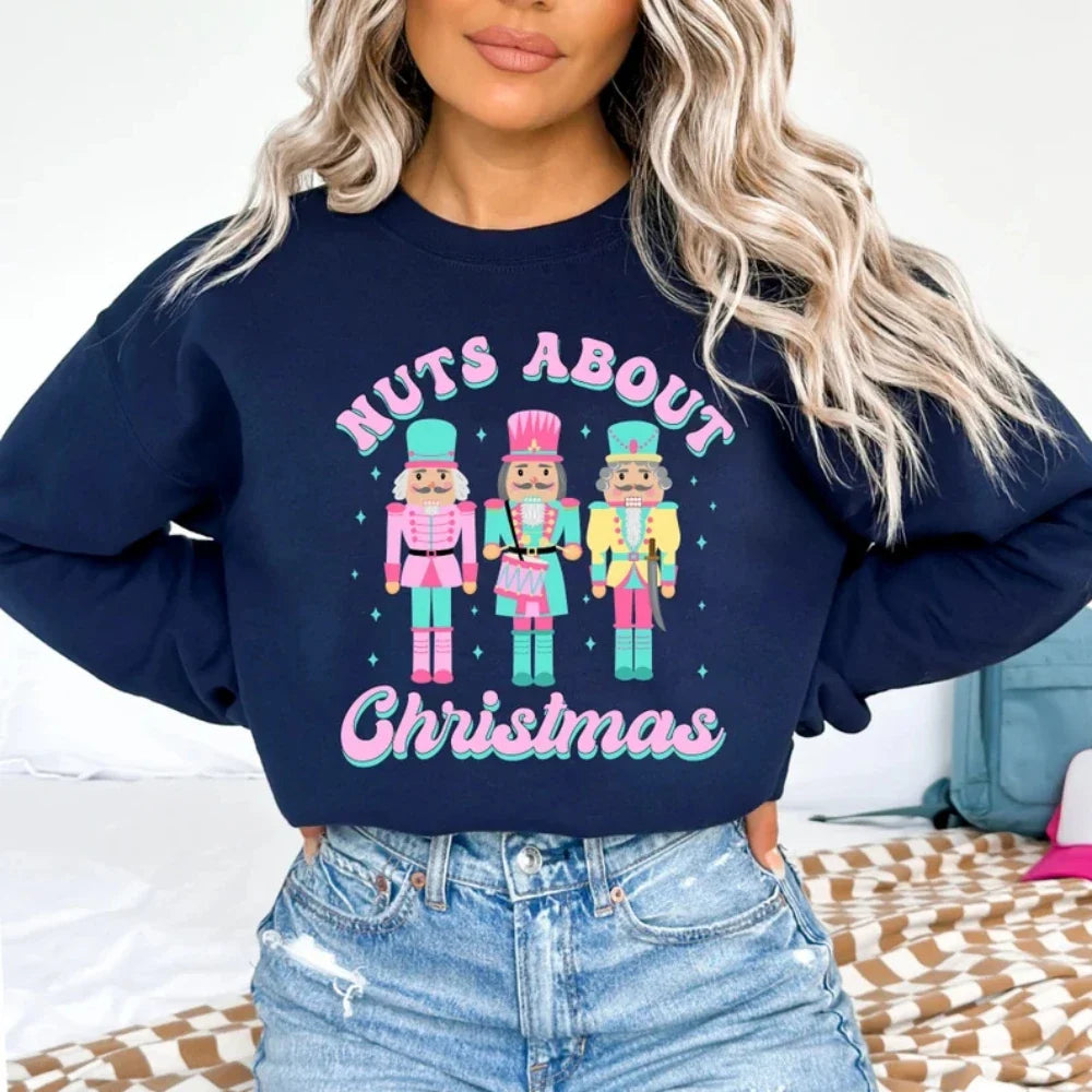 Nutcracker Christmas Crewneck Sweater Pullover