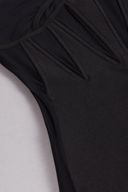 Nyomi Mesh See Through Sleeveless Mini Dress