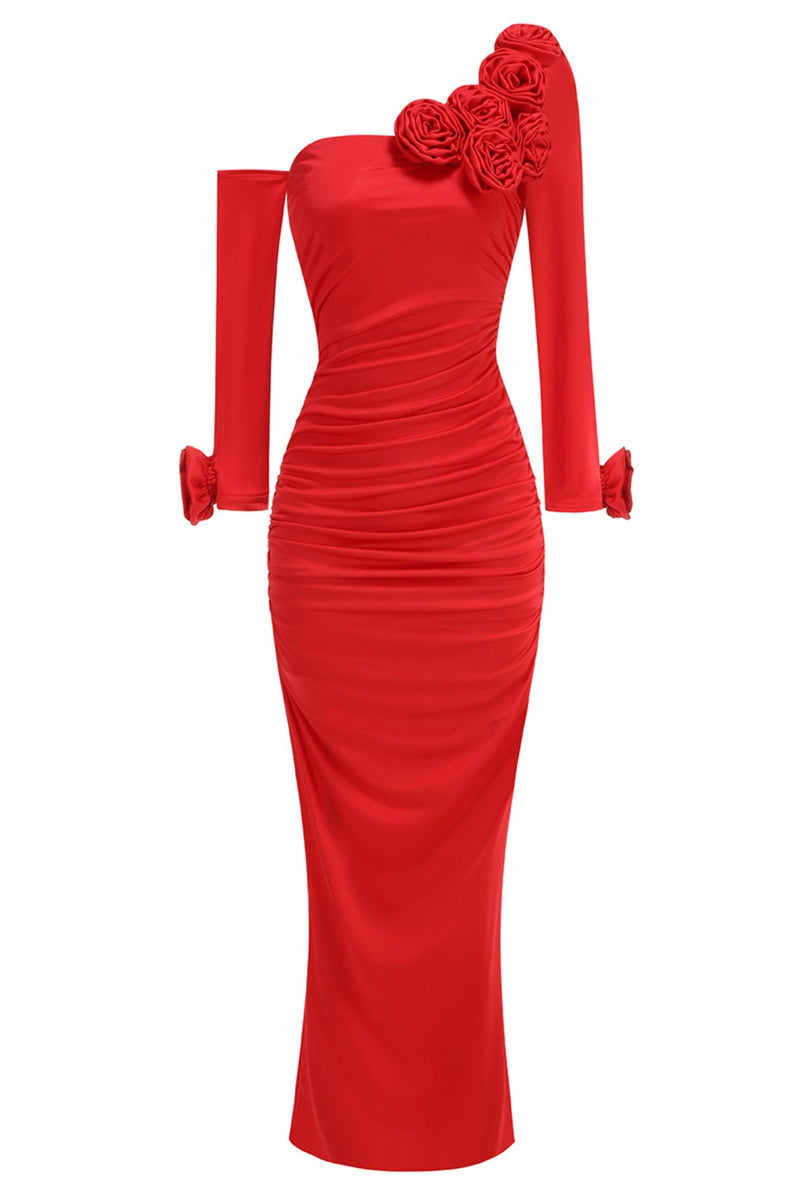 Gabrielle One Shoulder Maxi Dress