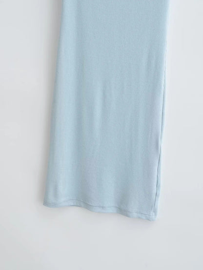 Blue – Slim Fit Mini Dress