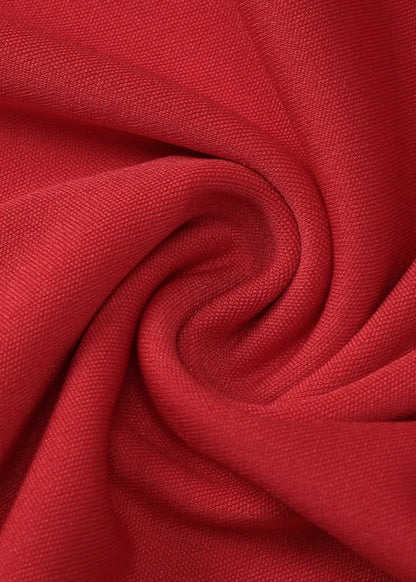 Bella Rouge - Ruffled Tie-strap Mini Dress