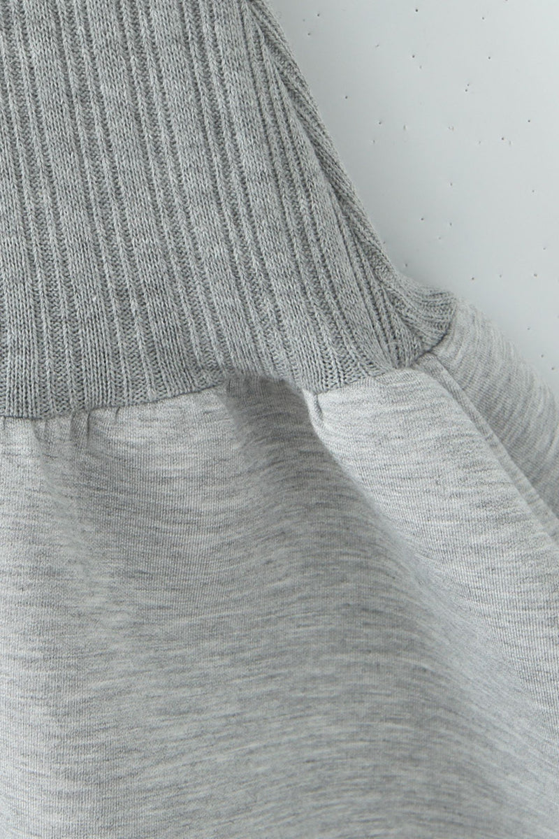 Polo Collar Short Sleeve Knit Mini Dress
