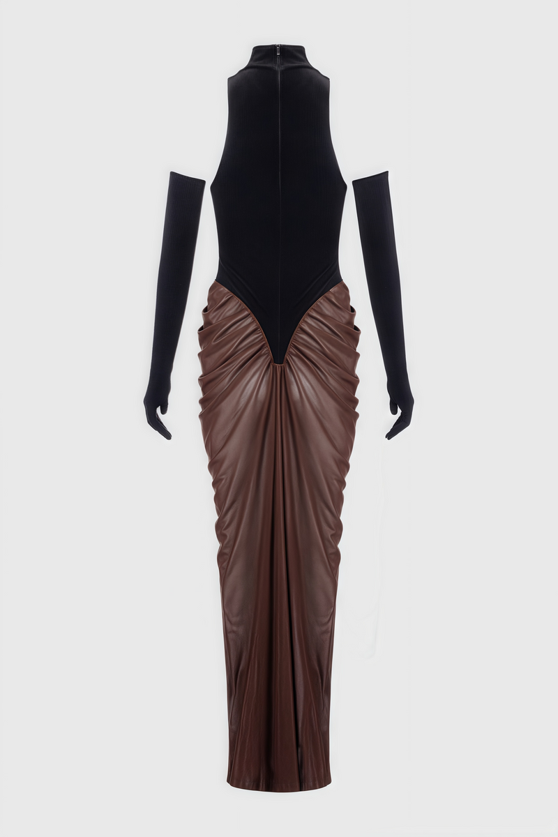 Faithan High Neck Sleeveless Maxi Dress