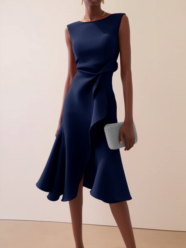 Formal Gown Midi Dress