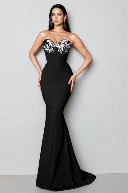 Nico Sheath Fishtail Maxi Dress