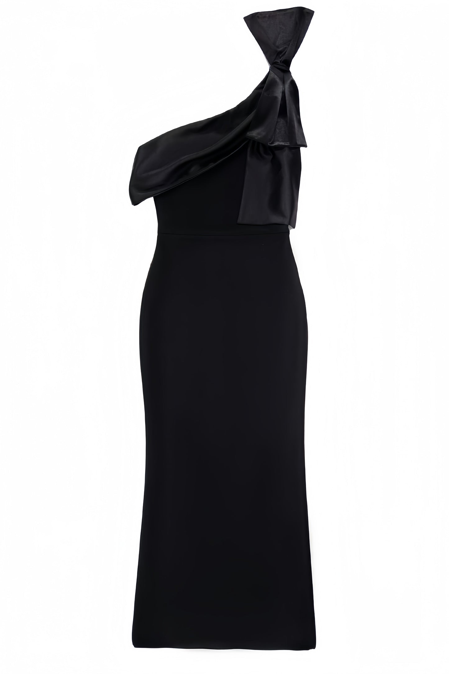 Jojo Bow One-shoulder Maxi Dress