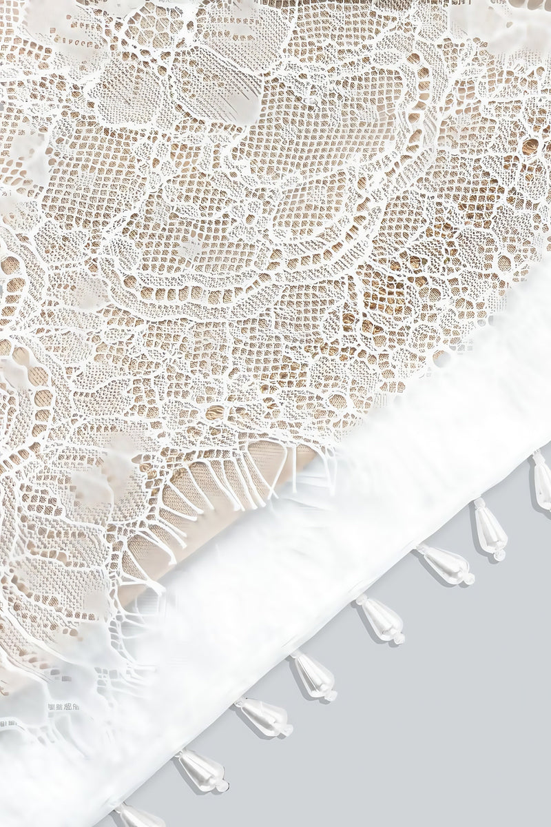 Hadrian Pearl Lace Mini Dress