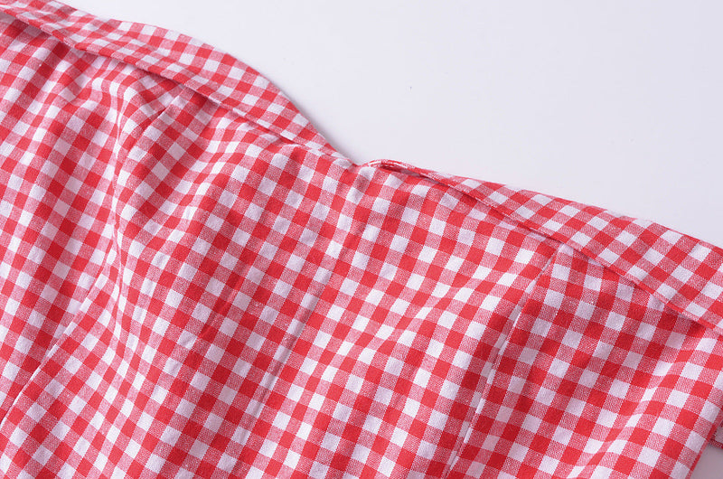 Plaid – Slim Fit Plaid Mini Dress