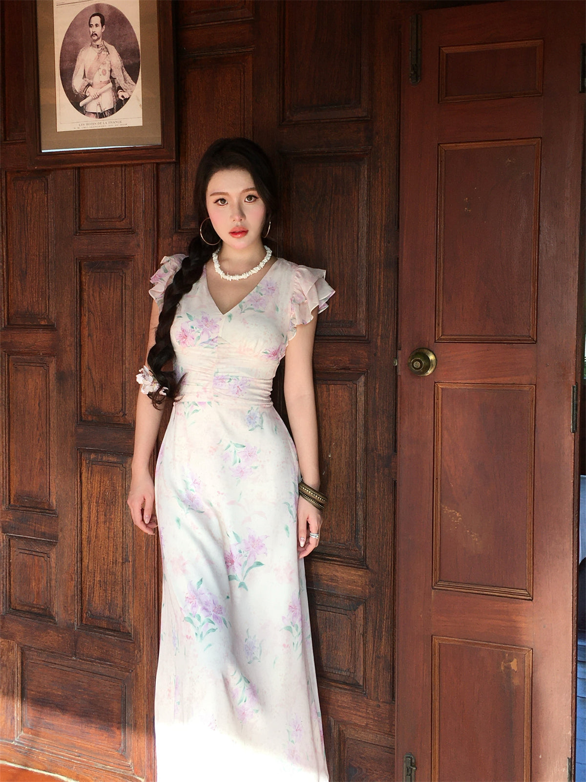 French Romantic Maxi Dress _ Long Gown for Spring Gunne Sax Dress