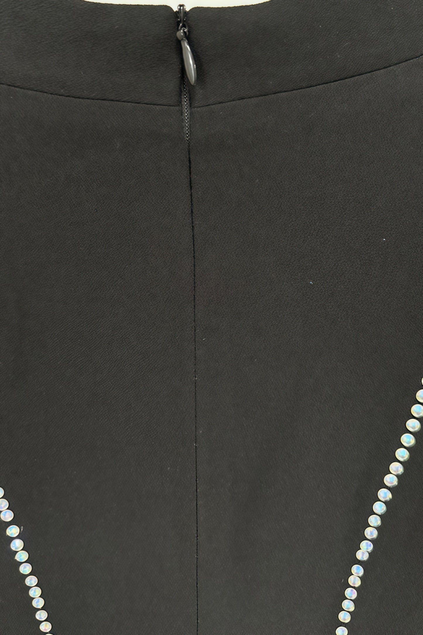Luxrtp Black Rhinestone Maxi Dress