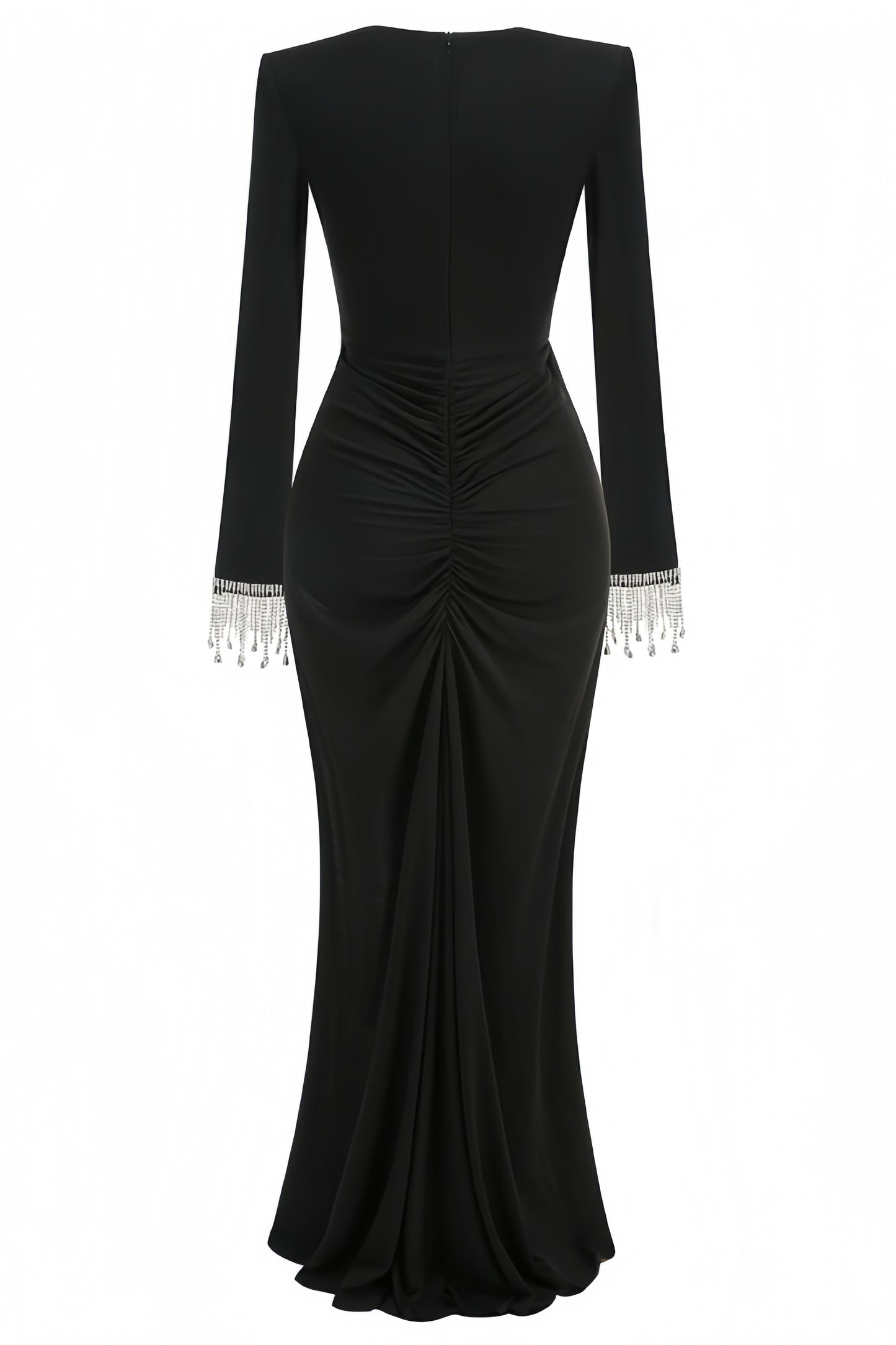 Aila Black Twisted Maxi Dress