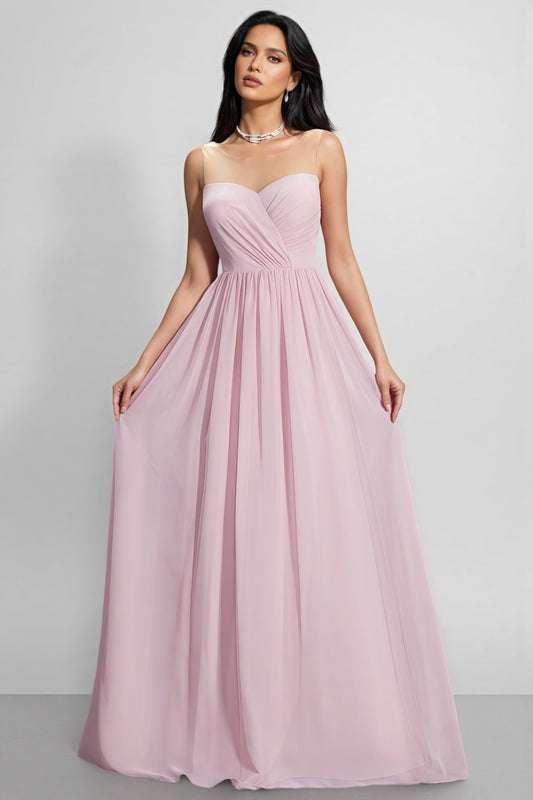 Sakina Off-the-shoulder Chiffon Maxi Dress