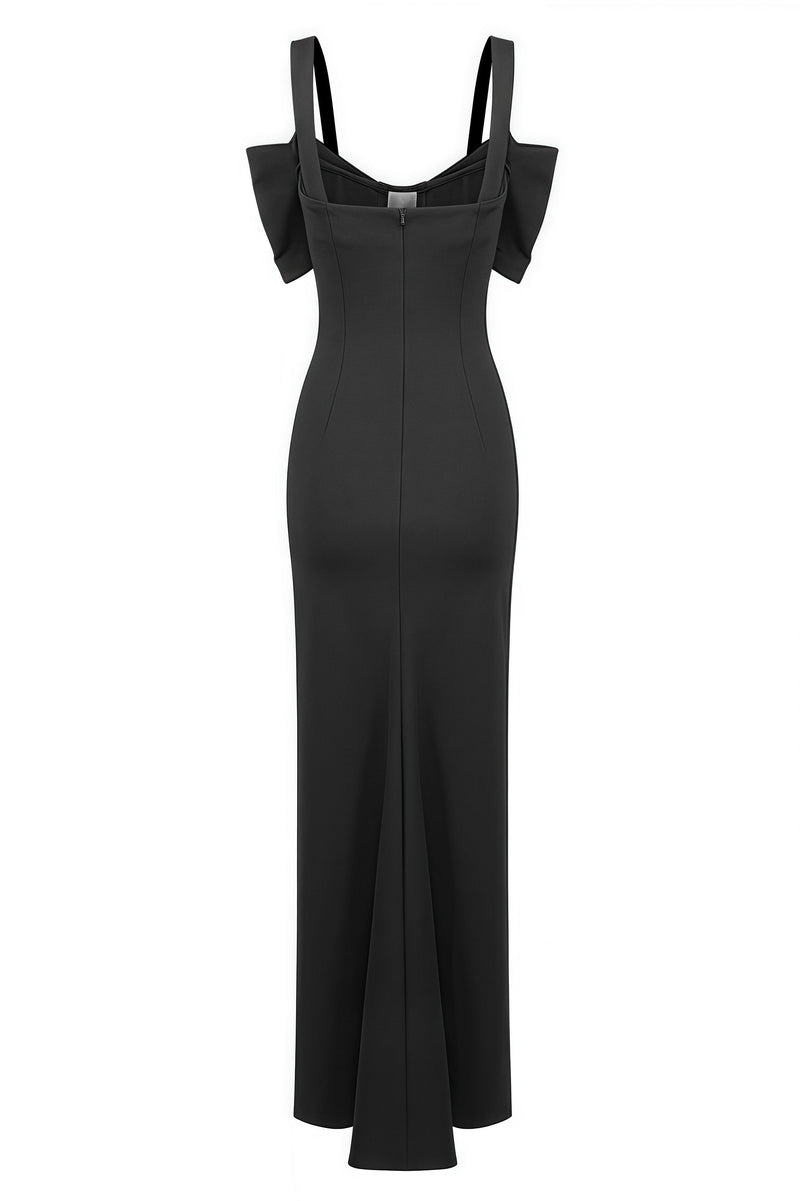 Valo Lace Studded Maxi Dress