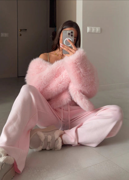 Serenity Luxe Faux Fur Coat