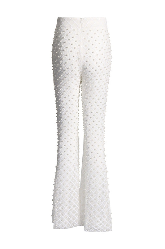 Maureen Pearl Embellished Blazer/pants