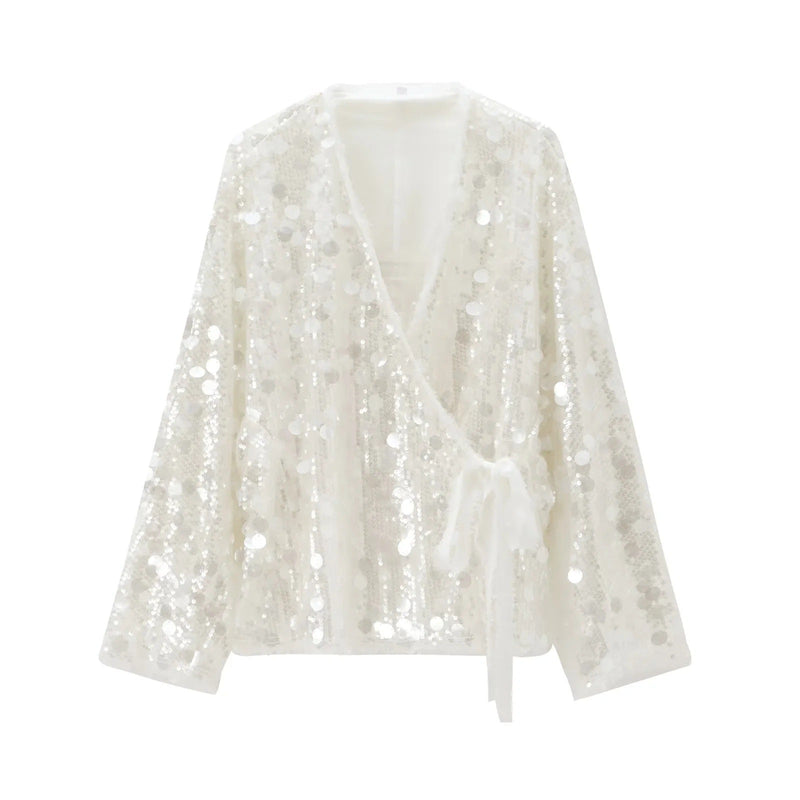 Rhea | Glamorous Sparkling Blouse