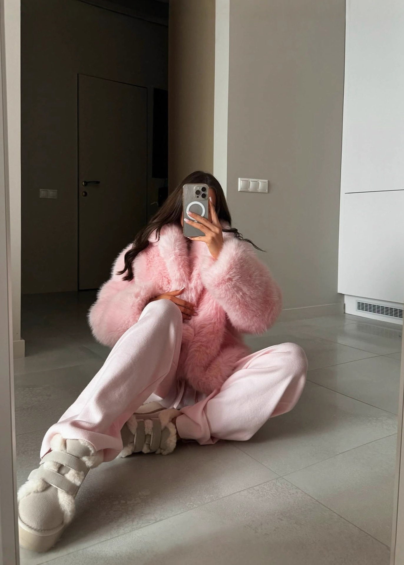 Serenity Luxe Faux Fur Coat