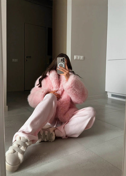 Serenity Luxe Faux Fur Coat