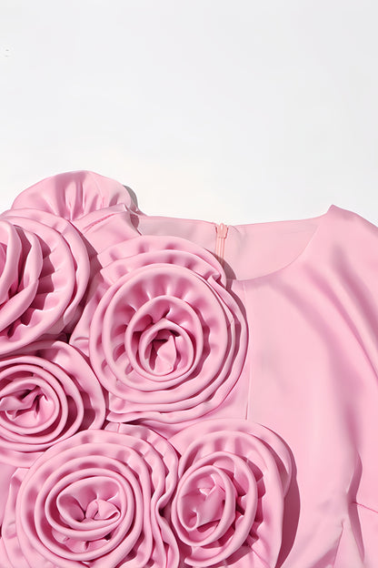 Samala 3d Satin Maxi Dress