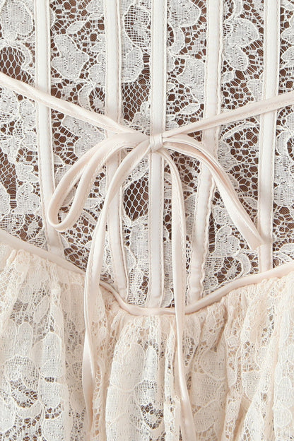Lace Corset Mini Dress