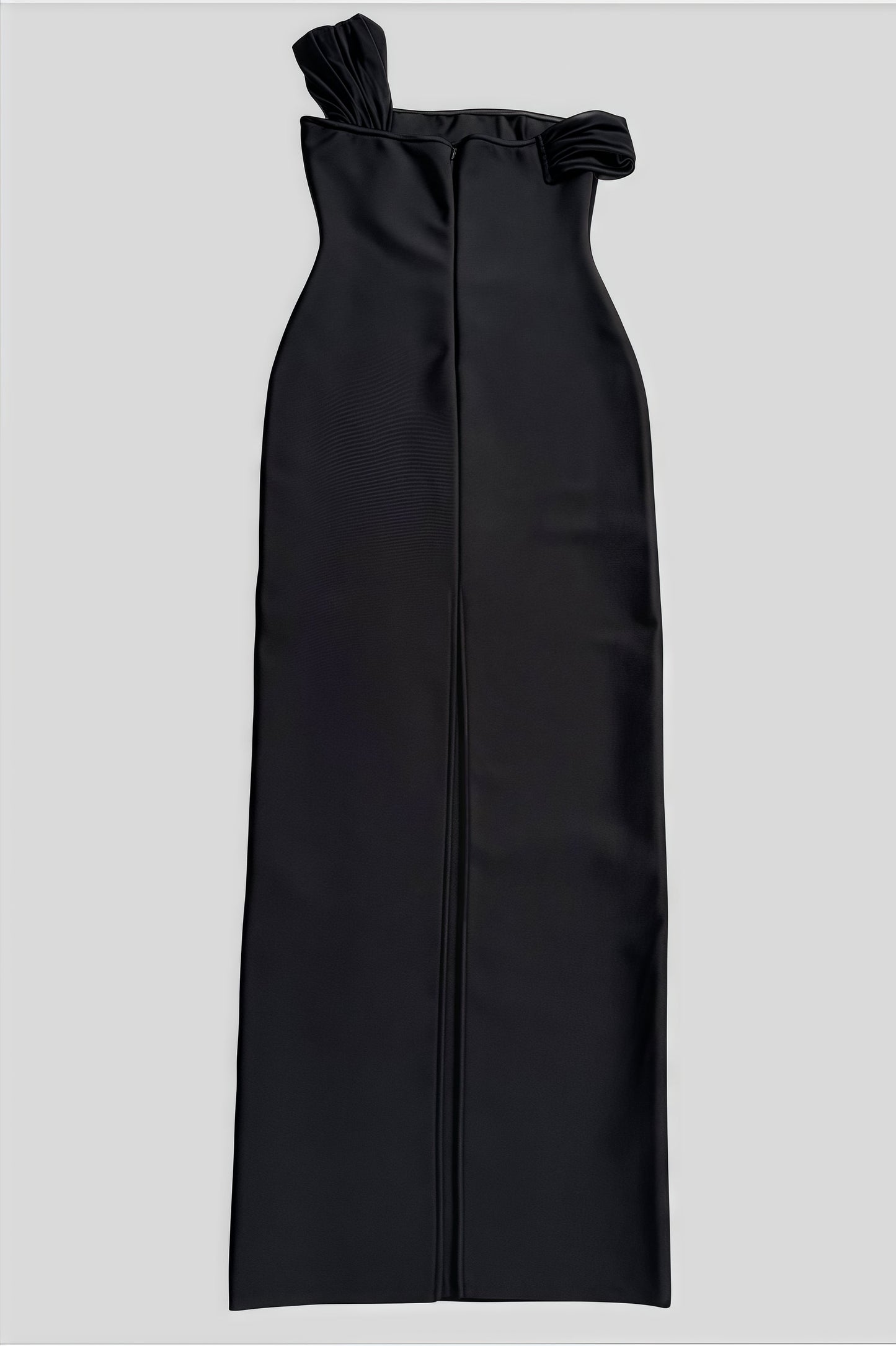 Rylihd One-shoulder Mesh Rhinestones Maxi Dress