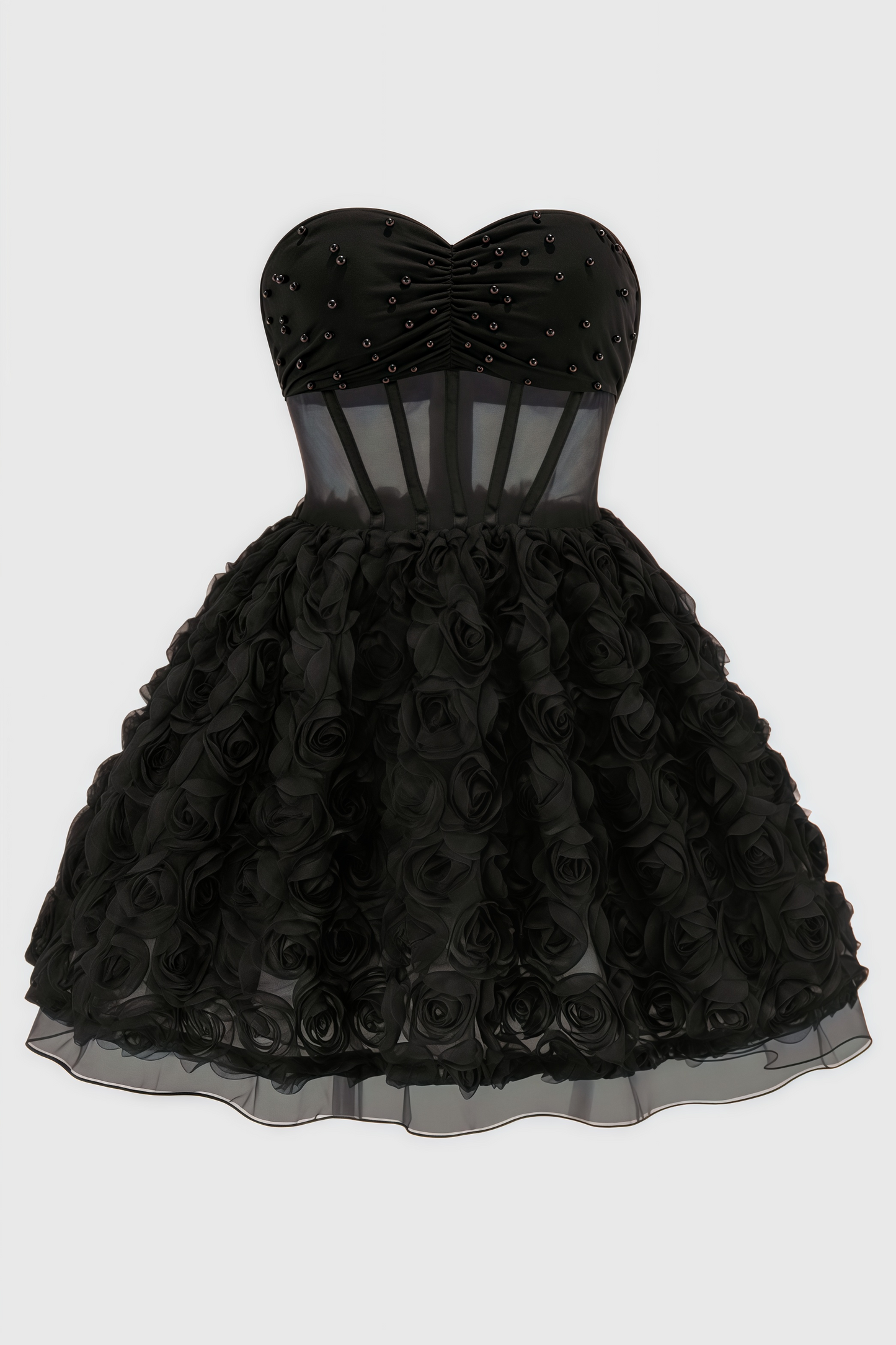 Ralpae 3d Puff Mini Dress