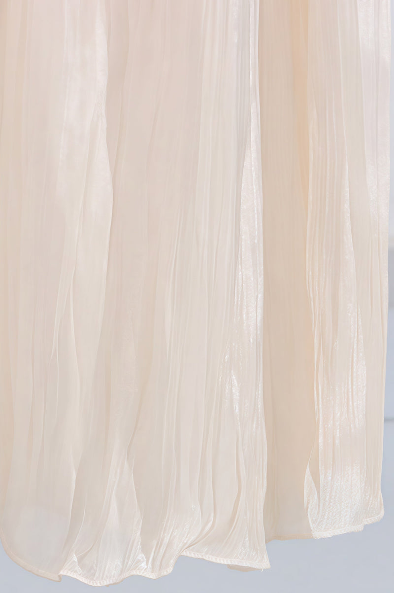 Wilfred Sheath Wood Earring Maxi Dress