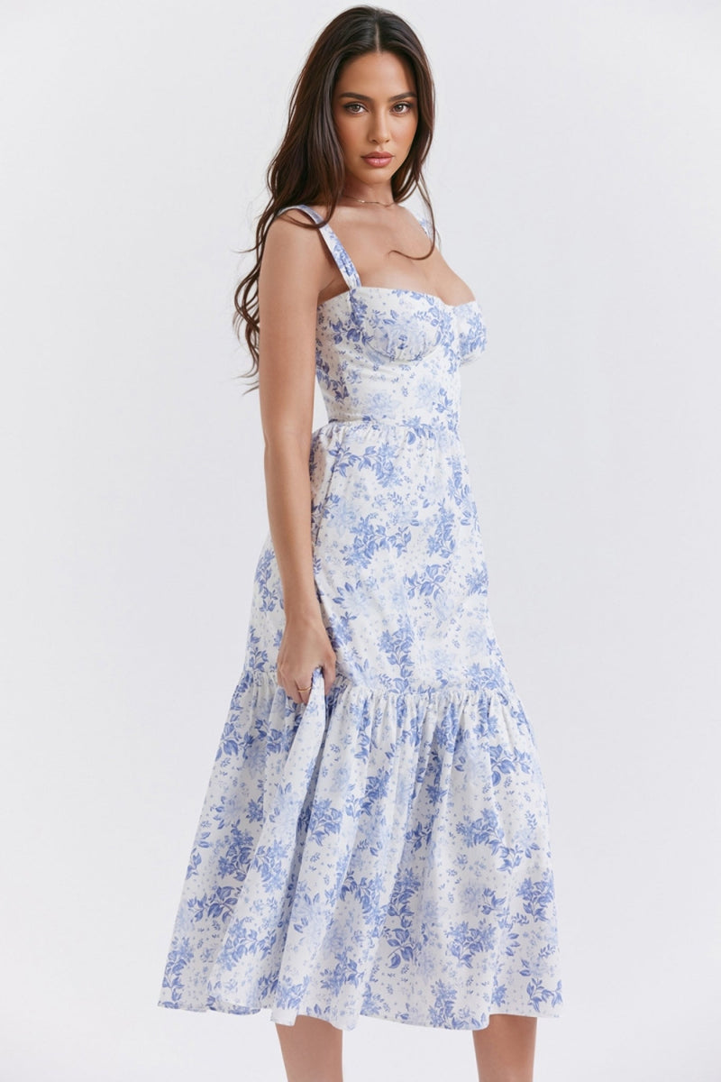 Pora A-line Cake Maxi Dress