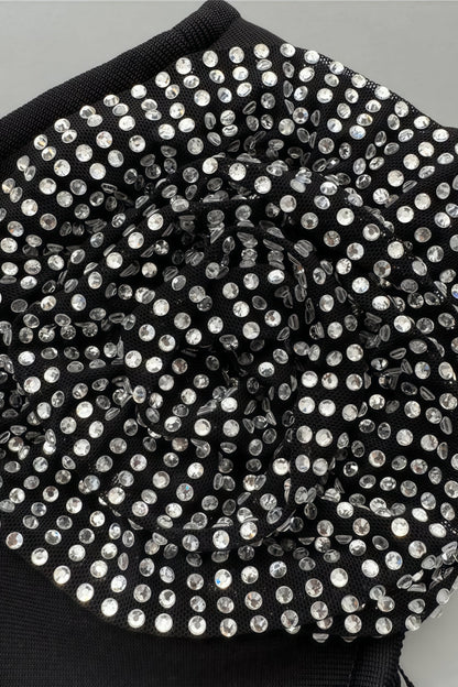 Evelda Sleeveless Rhinestone Maxi Dress