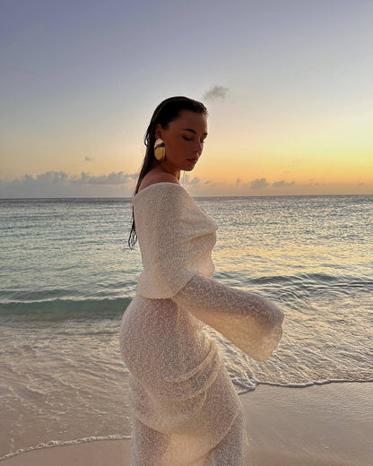 Nayara | Off Shoulder Maxi Dress