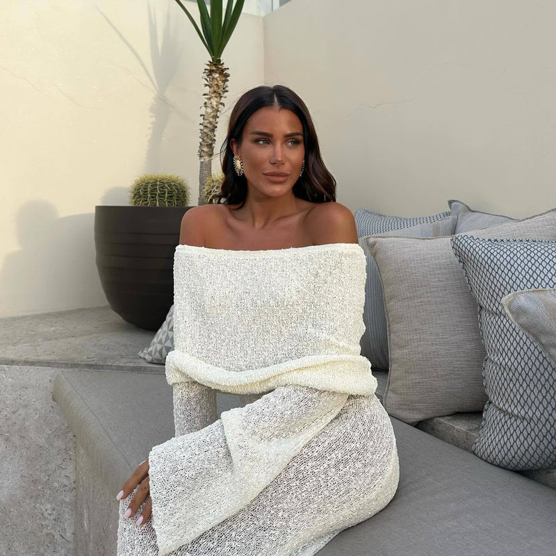 Nayara | Off Shoulder Maxi Dress