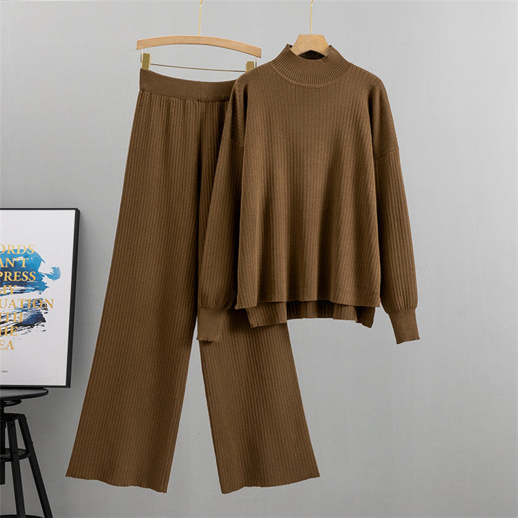 Coffee - Loose-fit Two Piece Set