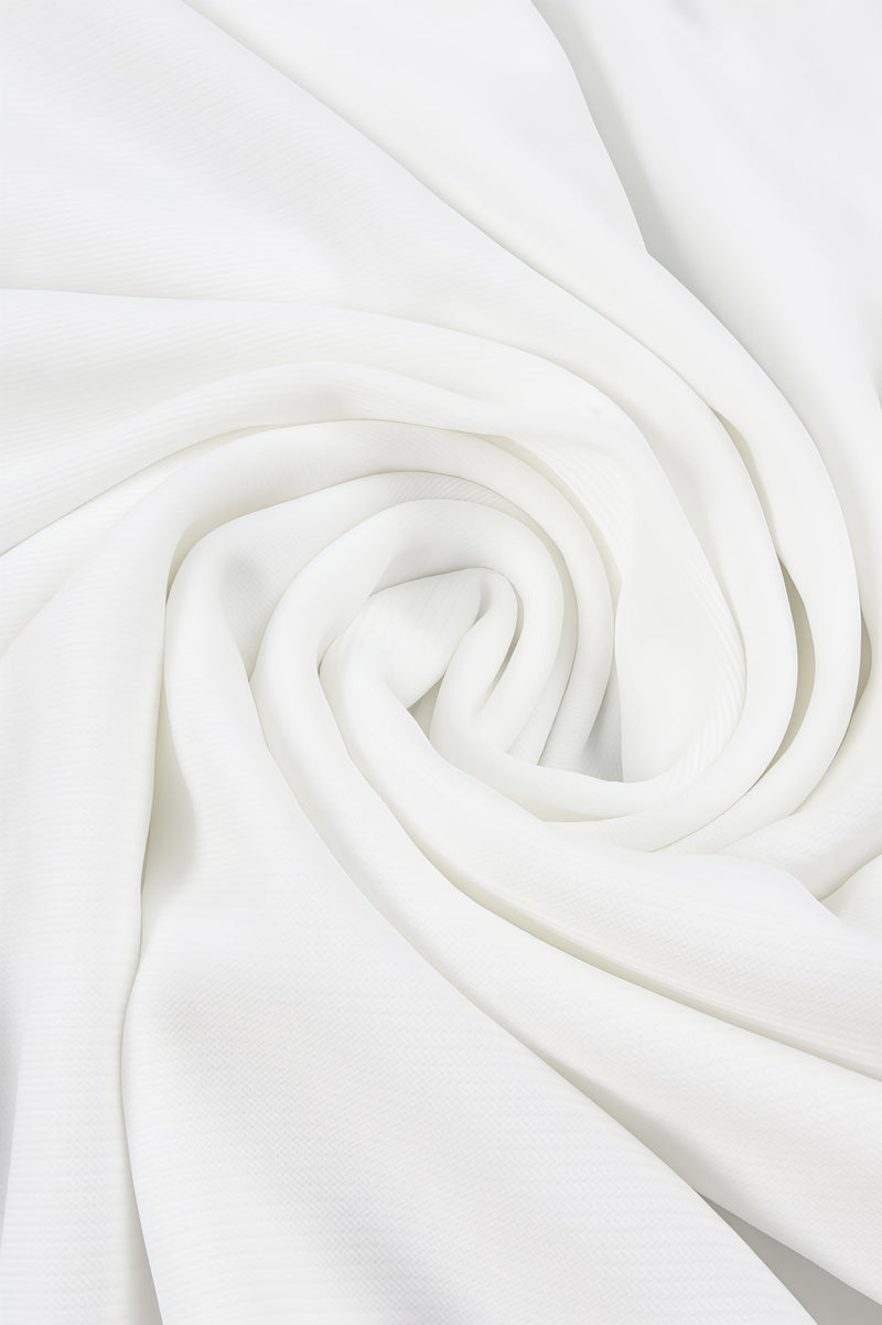 Sarads Deep V White Denim Maxi Dress