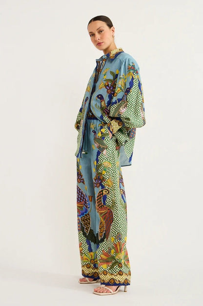 Félice Balloon Sleeve Pants Set