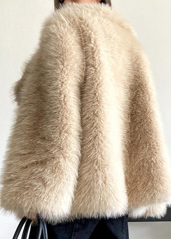 Luxefox Suit Collar Fur Coat