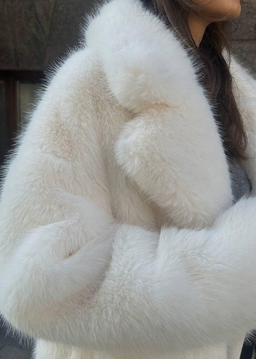 Aria Long Faux Fur Coat – Plush Winter Outerwear