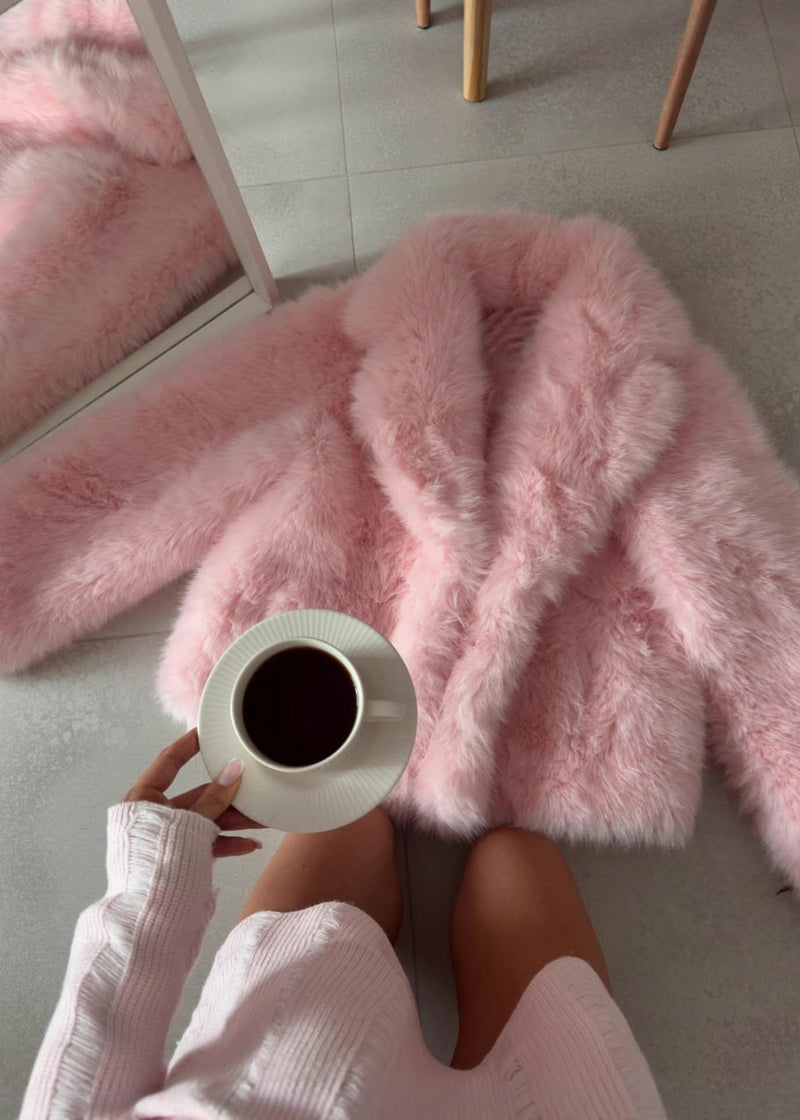 Serenity Luxe Faux Fur Coat
