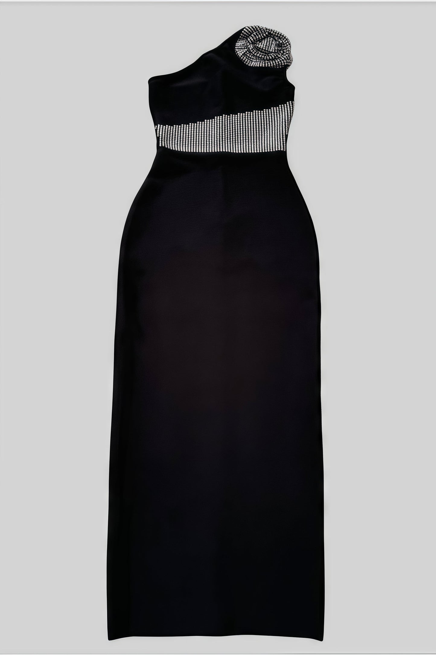 Evelda Sleeveless Rhinestone Maxi Dress