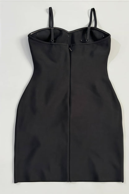 Zarelk Rosebud Bandage Mini Dress