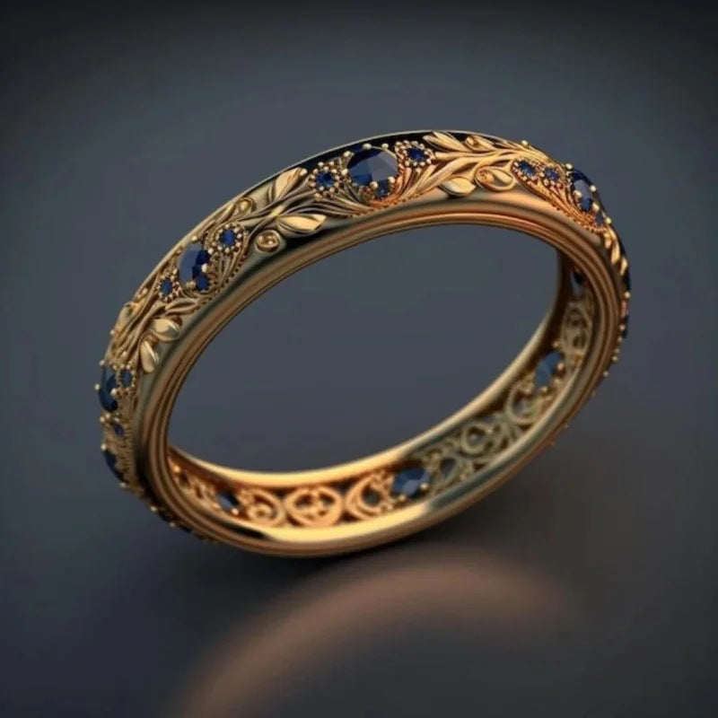Delicate Gold Artisan Ring